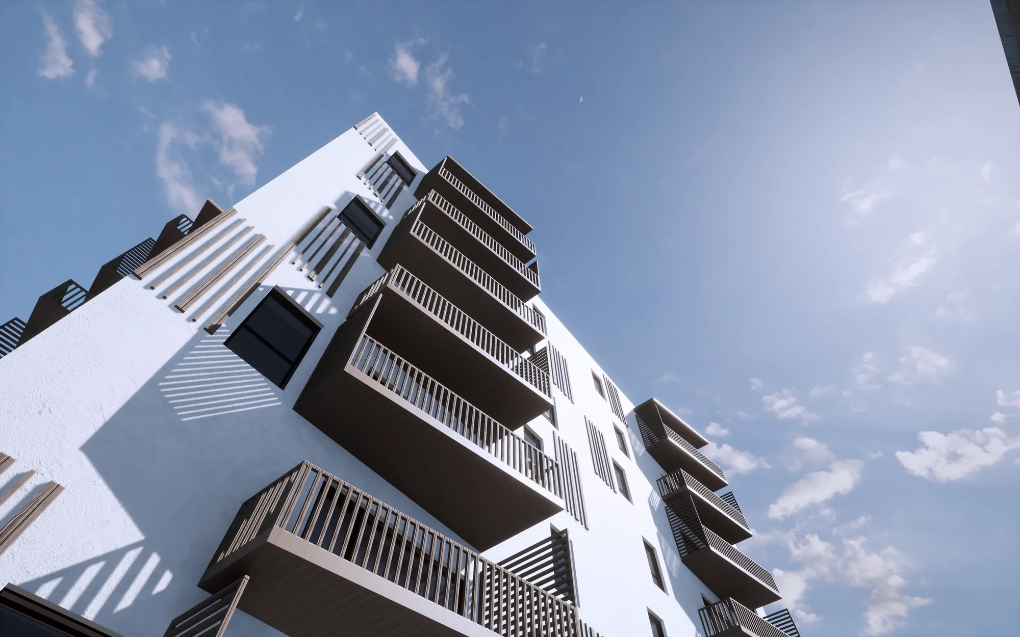 3D-visualisering af Central Park Living